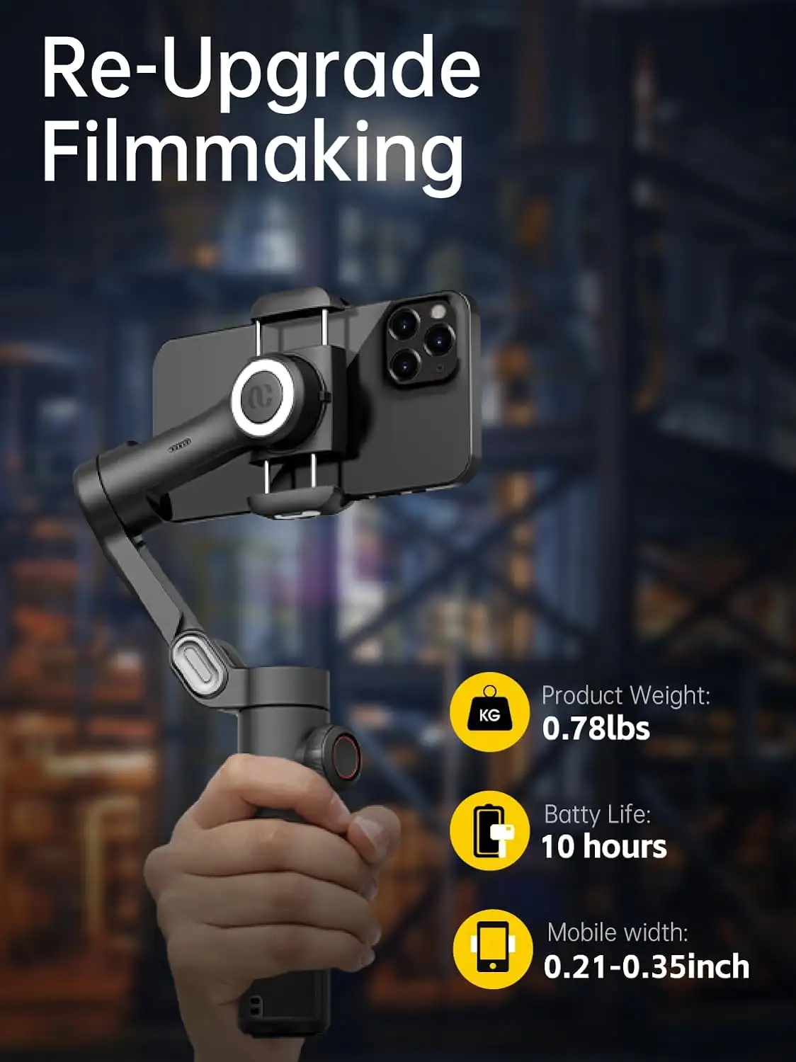 AOCHUAN 3 Axis Gimbal Smart XE - 61bf pwj7jl._ac_sl1500_